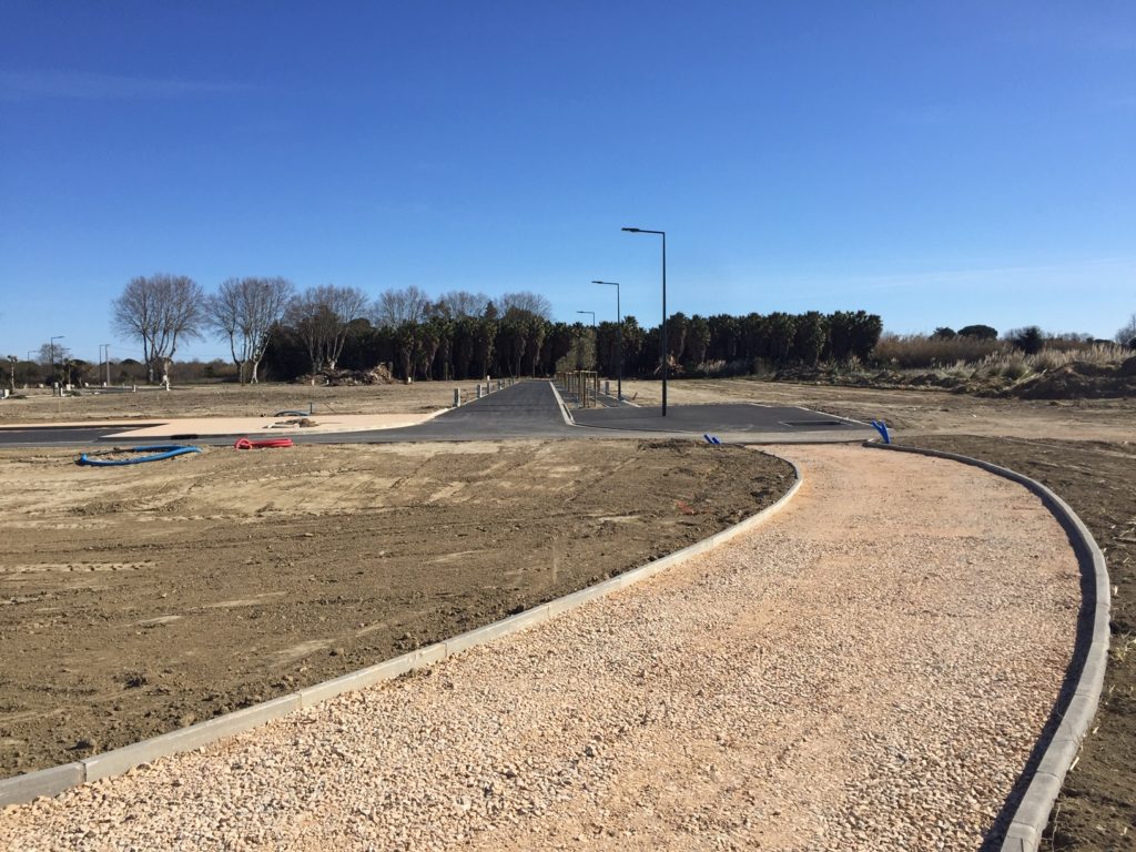 Les Jardins de la Palmeraie à Bompas (66) : travaux de finition en cours !